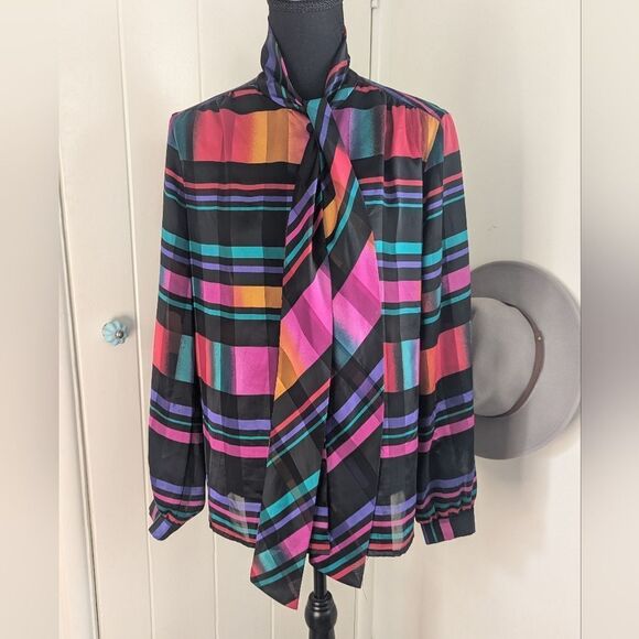 VTG Setiage Top Maximalist Whimsigoth Dark Academia 80s 90s 10 Punchy Prep - Picture 1 of 10